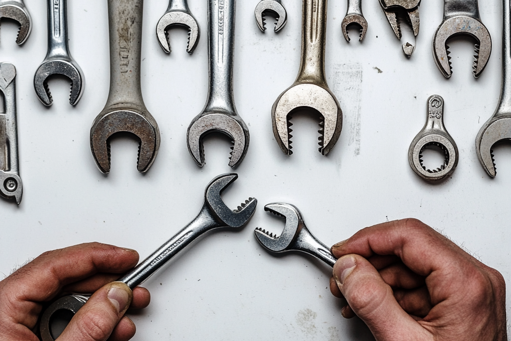 une main tenant une paire de clés